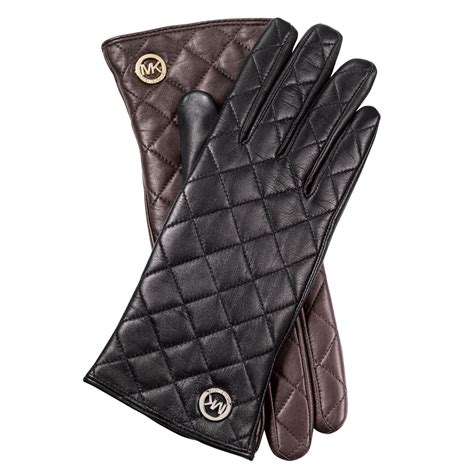 women michael kors leather gloves|MICHAEL Michael Kors Women's Smooth Leather Gloves .